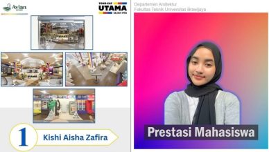 Kishi Aisha Zafira juara 1 Lomba Desain Interior